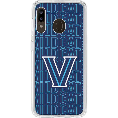 Villanova University Logo Large Galaxy A20 Clear Case