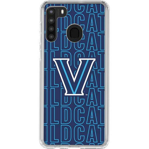 Villanova University Logo Large Galaxy A21 Clear Case