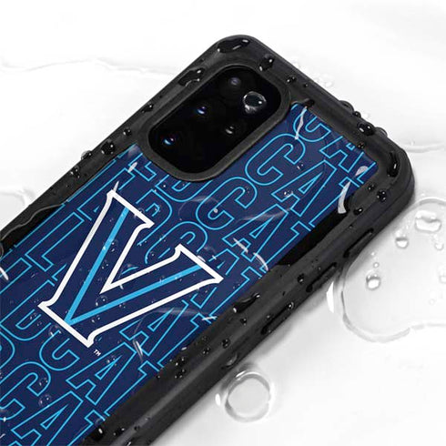 Villanova University Logo Large Galaxy S20 Plus Waterproof Case