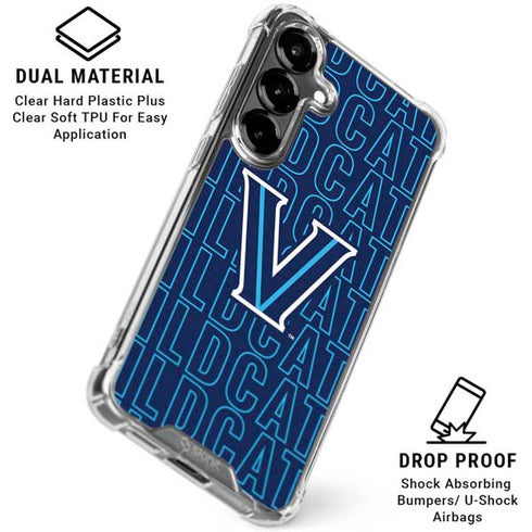 Villanova University Logo Large Galaxy S26 Plus Clear Case
