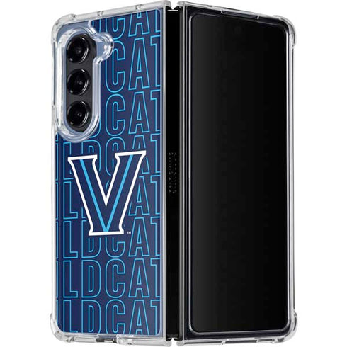 Villanova University Logo Large Galaxy Z Fold5 5G Clear Case