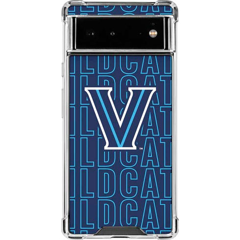Villanova University Logo Large Google Pixel 6 Clear Case