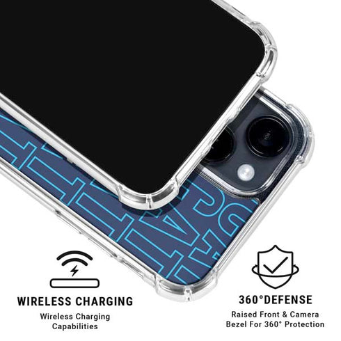 Villanova University Logo Large iPhone 14 Plus Clear Case