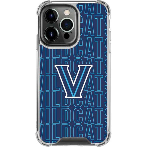 Villanova University Logo Large iPhone 14 Pro Clear Case