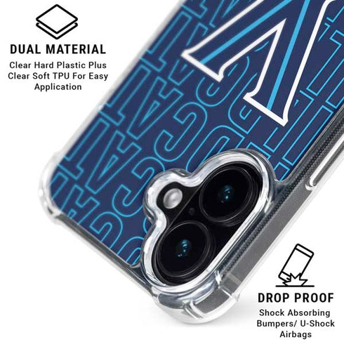 Villanova University Logo Large iPhone 16 Clear Case