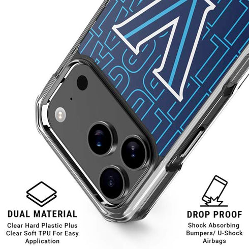 Villanova University Logo Large iPhone 18 Pro Clear Case