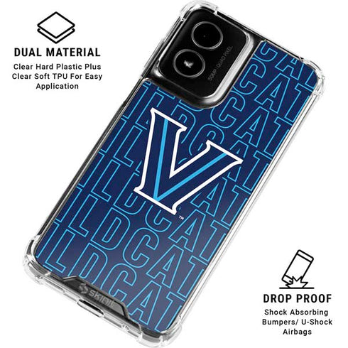 Villanova University Logo Large Moto G Power 5G (2024) Clear Case