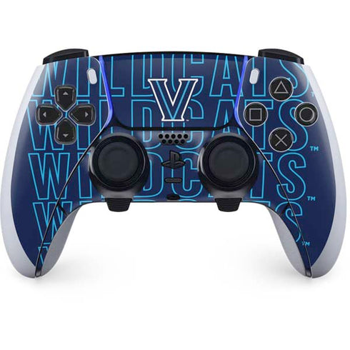 Villanova University Logo Large PS5 DualSense Edge Pro Controller Skin