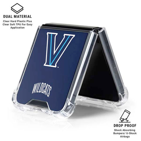 Villanova University 1842 Galaxy Z Flip6 Clear Case