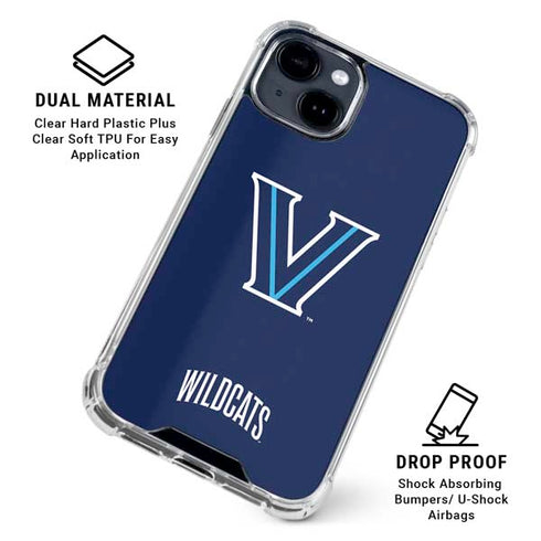 Villanova University 1842 iPhone 14 Plus Clear Case