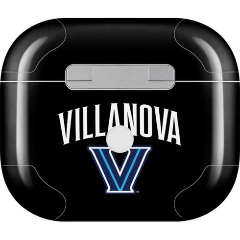 Villanova University V Black Apple AirPods (3rd Gen 2021) Skin