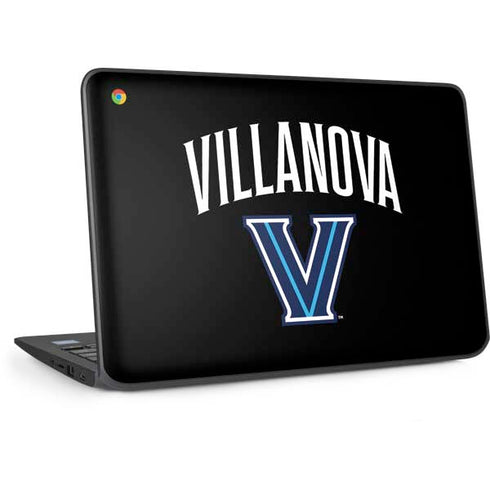 Villanova University V Black HP Chromebook Skin