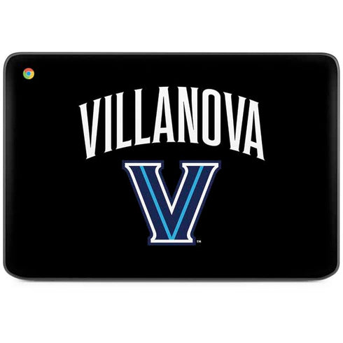 Villanova University V Black HP Chromebook Skin