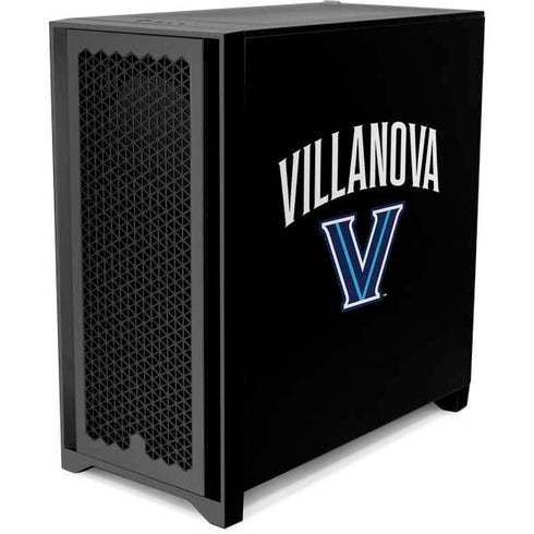 Villanova University V Black Corsair 4000D Tempered Glass Mid-Tower ATX Case Skin