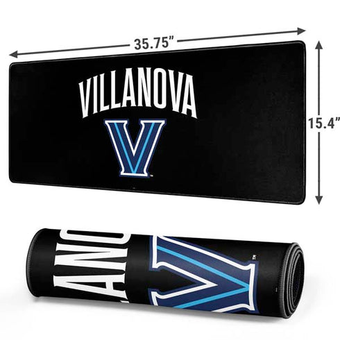 Villanova University V Black Gaming Mouse Pad