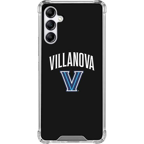 Villanova University V Black Gabb Phone 4 Clear Case