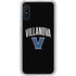 Villanova University V Black Galaxy A10e Clear Case