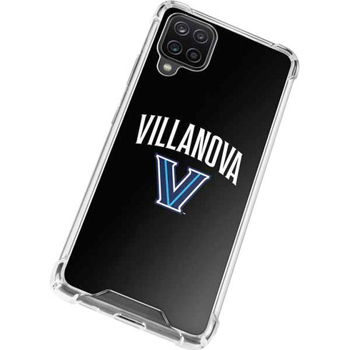 Villanova University V Black Galaxy A12 Clear Case