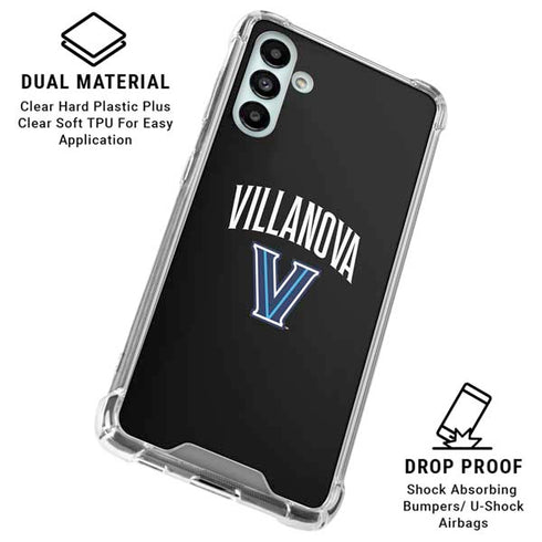 Villanova University V Black Galaxy A13 5G Clear Case