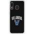 Villanova University V Black Galaxy A20 Clear Case