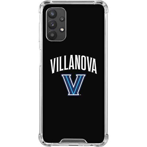 Villanova University V Black Galaxy A32 5G Clear Case