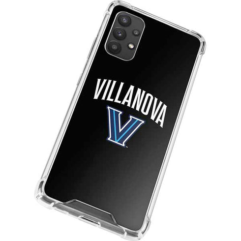 Villanova University V Black Galaxy A32 5G Clear Case