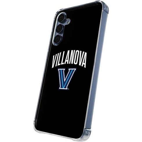 Villanova University V Black Galaxy A55 5G Clear Case