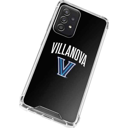 Villanova University V Black Galaxy A72 5G Clear Case