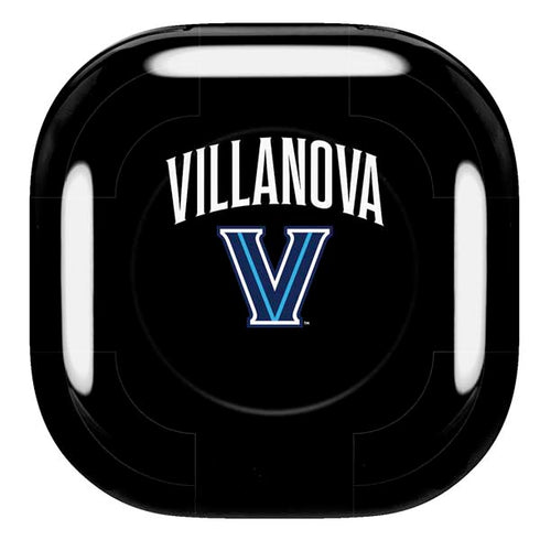 Villanova University V Black Galaxy Buds Live Skin