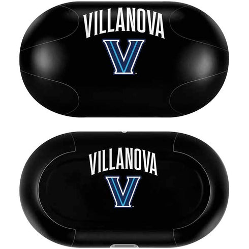 Villanova University V Black Galaxy Buds Plus Skin