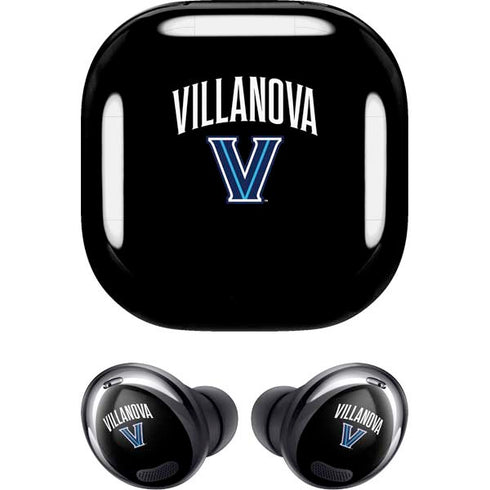 Villanova University V Black Galaxy Buds Pro Skin
