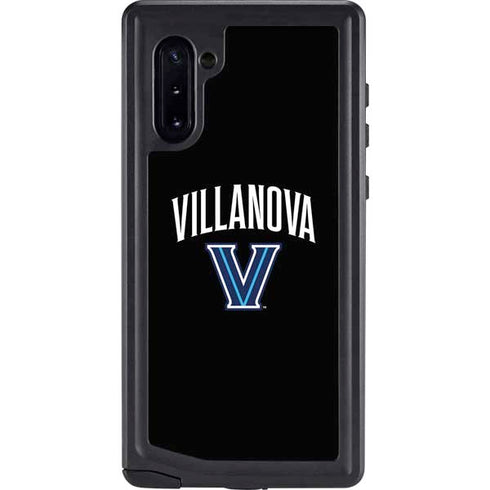 Villanova University V Black Galaxy Note 10 Waterproof Case