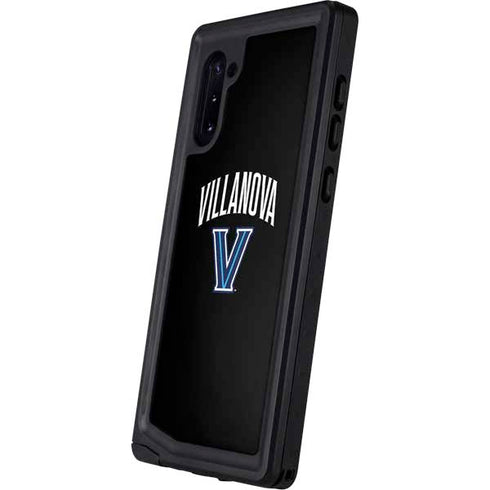 Villanova University V Black Galaxy Note 10 Waterproof Case