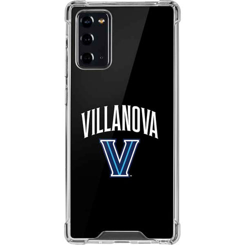Villanova University V Black Galaxy Note20 5G Clear Case