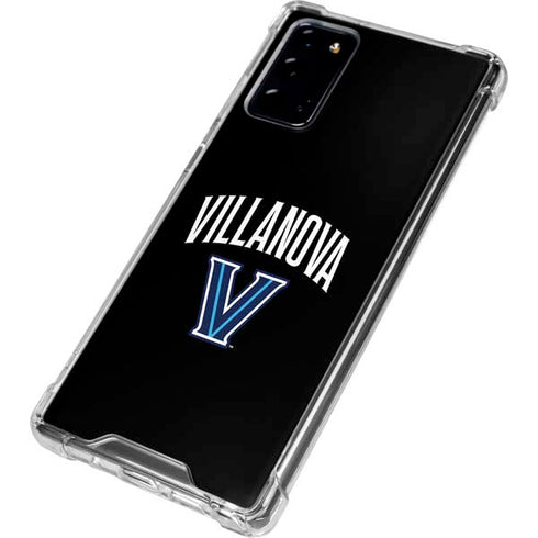 Villanova University V Black Galaxy Note20 5G Clear Case