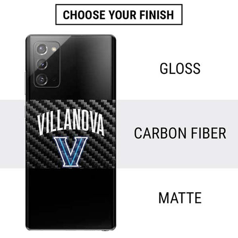 Villanova University V Black Galaxy Note20 5G Skin