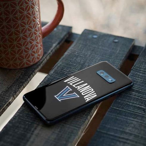 Villanova University V Black Galaxy S10e Skin