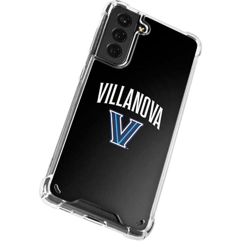 Villanova University V Black Galaxy S21 5G Clear Case