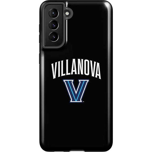 Villanova University V Black Galaxy S21 FE Pro Case