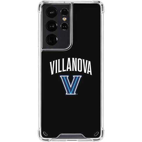 Villanova University V Black Galaxy S21 Ultra 5G Clear Case