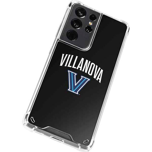 Villanova University V Black Galaxy S21 Ultra 5G Clear Case