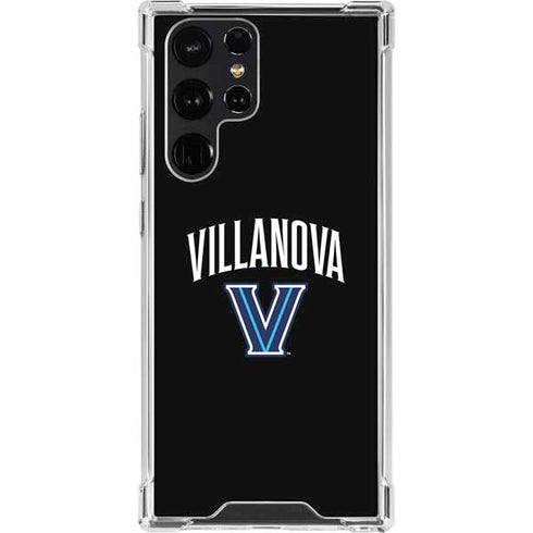 Villanova University V Black Galaxy S22 Ultra Clear Case
