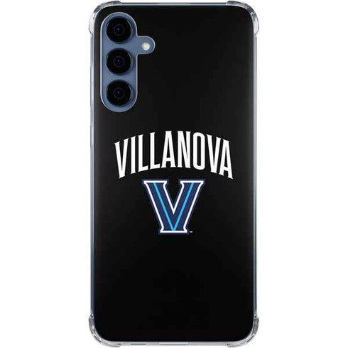 Villanova University V Black Galaxy S24 Clear Case