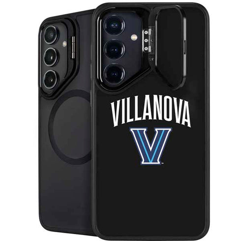 Villanova University V Black Galaxy S25 Kickstand Case