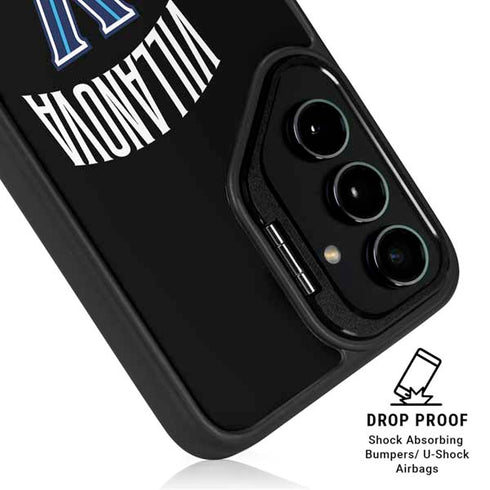 Villanova University V Black Galaxy S25 Kickstand Case