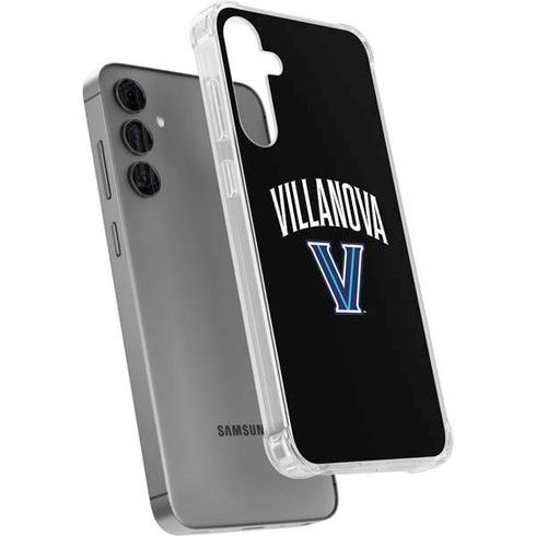 Villanova University V Black Galaxy S24 Plus Clear Case