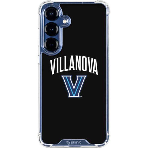 Villanova University V Black Galaxy S25 Clear Case