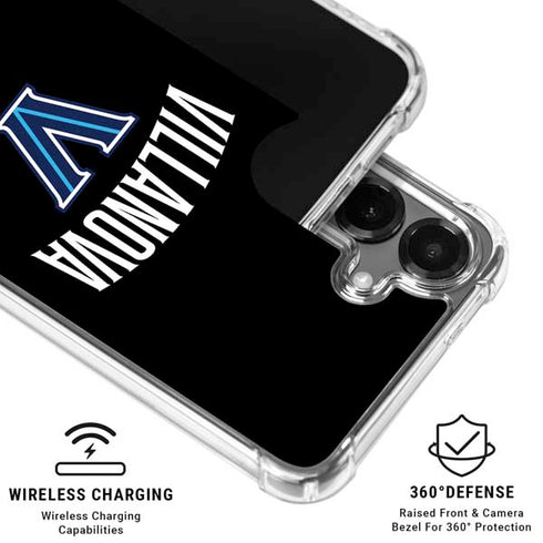 Villanova University V Black Galaxy S26 Plus Clear Case