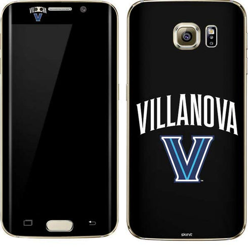 Villanova University V Black Galaxy S7 Edge Skin