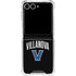 Villanova University V Black Galaxy Z Flip7 Clear Case